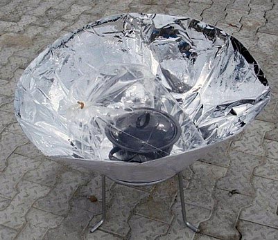 Koshoni says cone-shaped solar cookers are well-suited for Nigerians with balconies